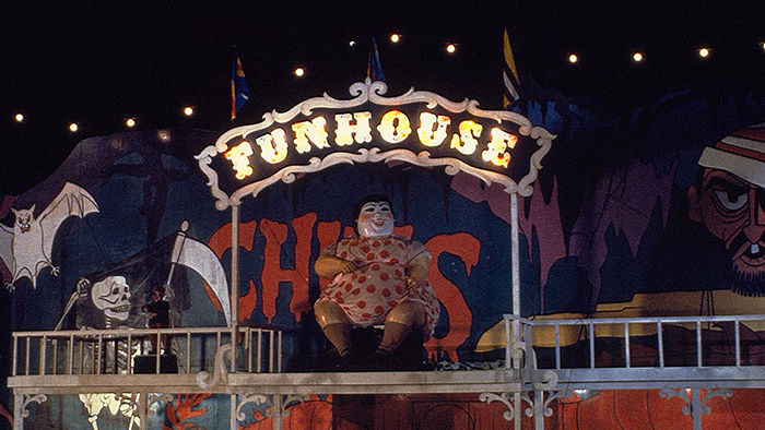 Funhouse movie: fair, carnival, circus trope